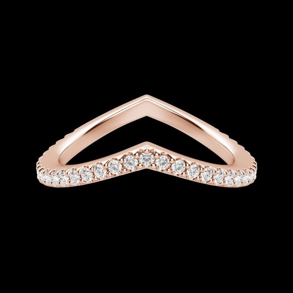 Demi Accented Wedding Band - Picture 5 of 9